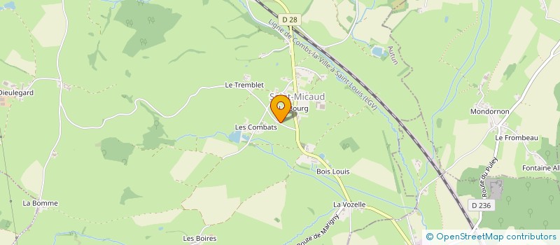 localisation de l'entreprise MONSIEUR ALEXANDRE AUBRY  SAINT-MICAUD