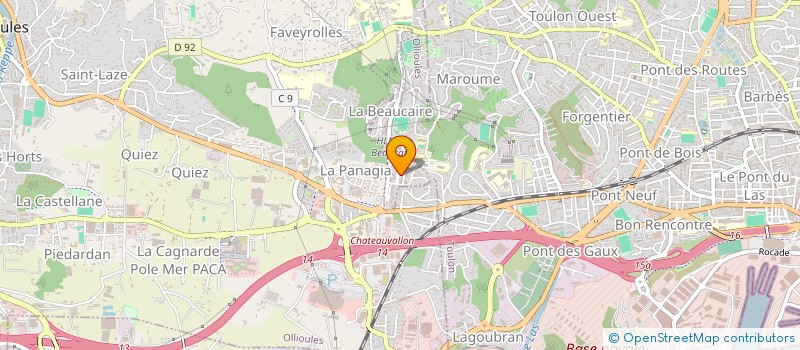 localisation de l'entreprise MONSIEUR ALEXANDRE AUDIBERT  TOULON