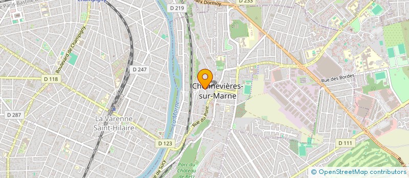 localisation de l'entreprise MONSIEUR ALEXANDRE AUDINOT  CHENNEVIERES-SUR-MARNE