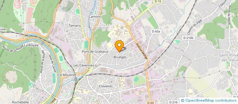 localisation de l'entreprise MONSIEUR ALEXANDRE AUDISIO  ALES