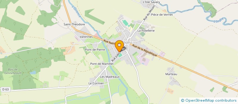 localisation de l'entreprise MONSIEUR ALEXANDRE AUGEARD à CLION