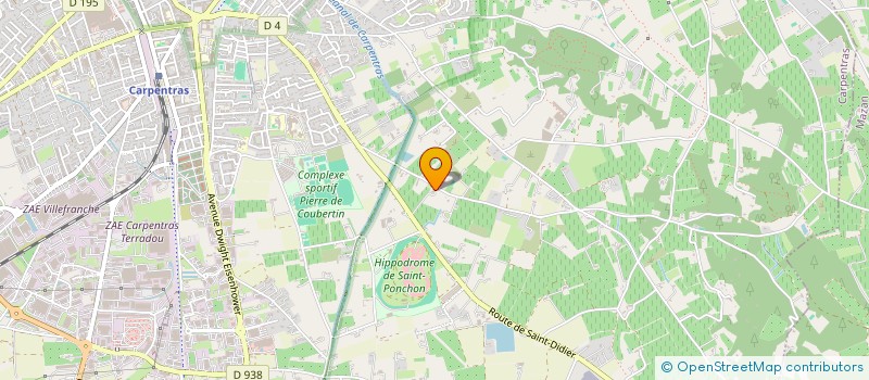 localisation de l'entreprise MONSIEUR ALEXANDRE AUGIER à CARPENTRAS