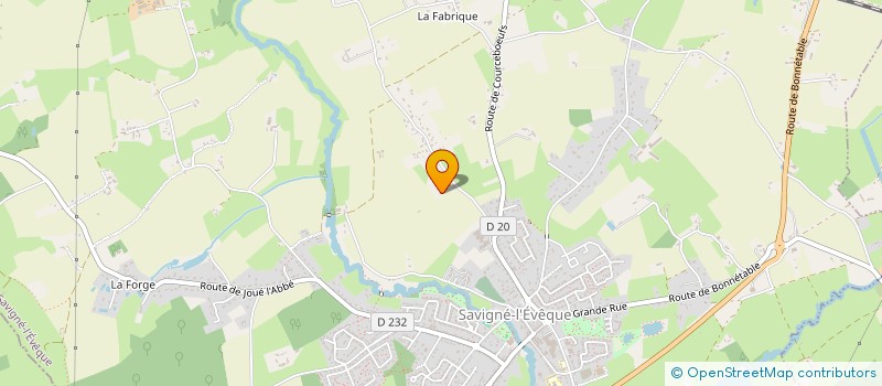 localisation de l'entreprise MONSIEUR ALEXANDRE AULAIR  SAVIGNE-L'EVEQUE