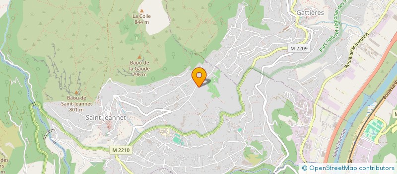 localisation de l'entreprise MONSIEUR ALEXANDRE AUVARO  SAINT-JEANNET