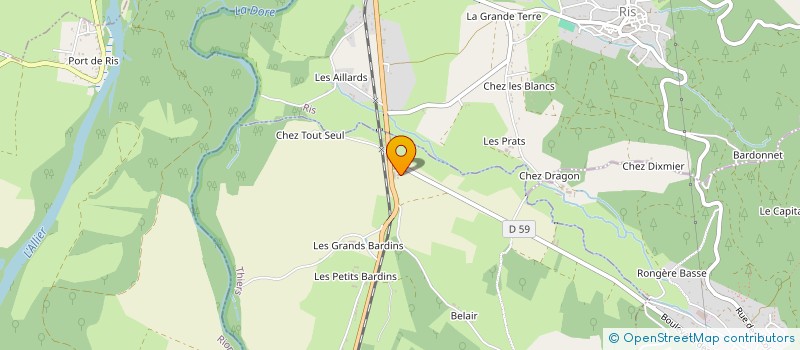 localisation de l'entreprise MONSIEUR ALEXANDRE AVENA  PUY-GUILLAUME