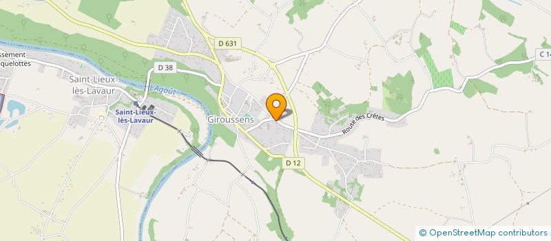 localisation de l'entreprise MONSIEUR ALEXANDRE AVIZOU à GIROUSSENS