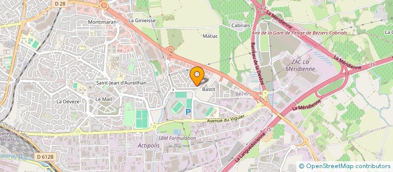 localisation de l'entreprise MONSIEUR ALEXANDRE AVOUAC à BEZIERS