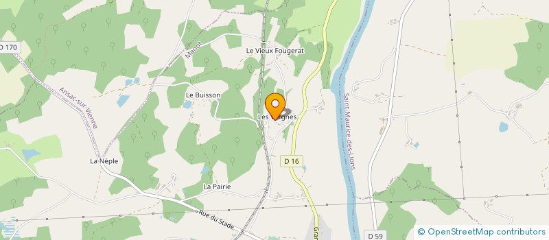 localisation de l'entreprise MONSIEUR ALEXANDRE AVRIL à LESSAC
