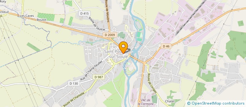 localisation de l'entreprise MONSIEUR ALEXANDRE AZEMA  SAINT-POURCAIN-SUR-SIOULE