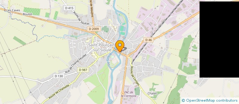 localisation de l'entreprise MONSIEUR ALEXANDRE AZEVEDO à SAINT-POURCAIN-SUR-SIOULE