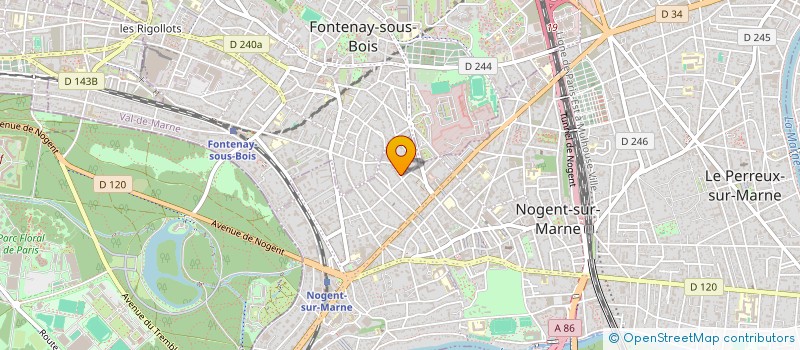 localisation de l'entreprise MONSIEUR ALEXANDRE AZZOLI  NOGENT-SUR-MARNE