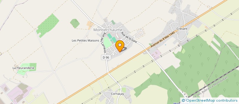 localisation de l'entreprise MONSIEUR ALEXANDRE BABLIN à MONTIERCHAUME