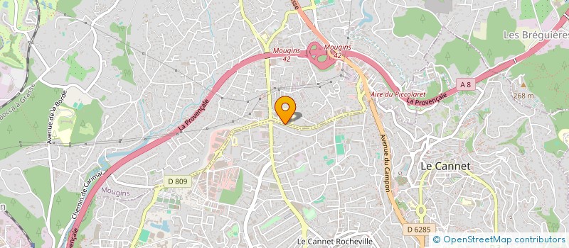 localisation de l'entreprise MONSIEUR ALEXANDRE BACCALINO à LE CANNET