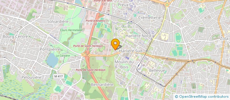 localisation de l'entreprise MONSIEUR ALEXANDRE BACHELIER à SAINT-HERBLAIN