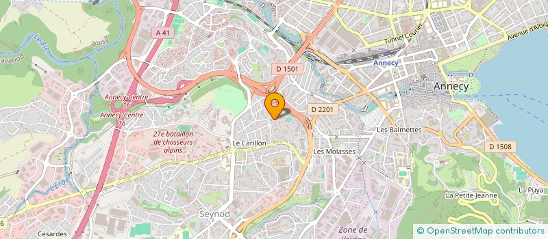 localisation de l'entreprise MONSIEUR ALEXANDRE BADOT  CHAMBERY