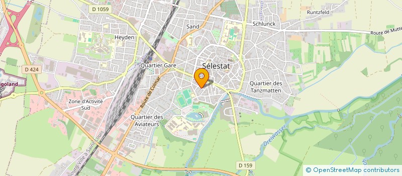 localisation de l'entreprise MONSIEUR ALEXANDRE BAEUMLIN  SELESTAT