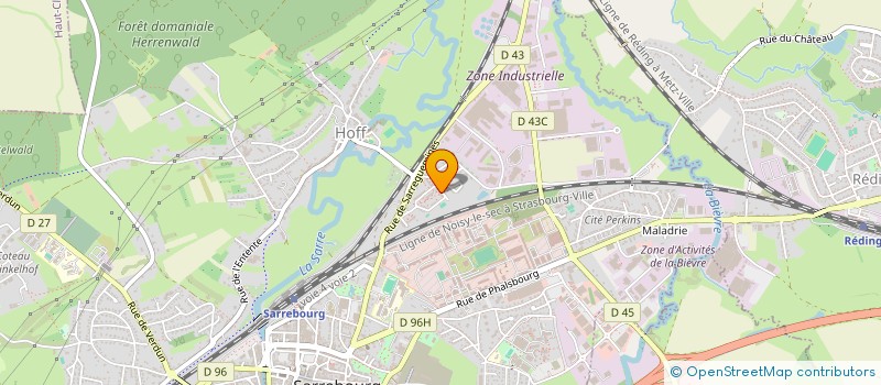 localisation de l'entreprise MONSIEUR ALEXANDRE BAISIE  SARREBOURG