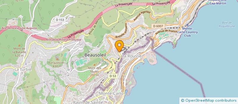 localisation de l'entreprise MONSIEUR ALEXANDRE BALDERAS à BEAUSOLEIL