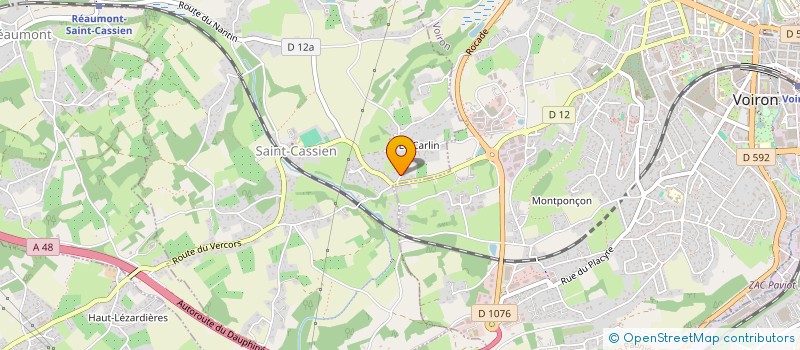 localisation de l'entreprise MONSIEUR ALEXANDRE BALIN  SAINT-CASSIEN