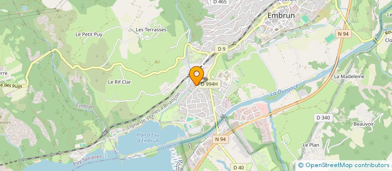 localisation de l'entreprise MONSIEUR ALEXANDRE BALLESTER  EMBRUN