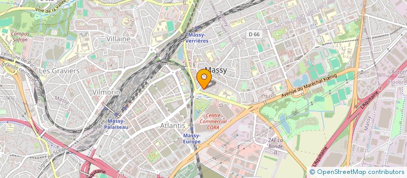 localisation de l'entreprise MONSIEUR ALEXANDRE BALTHAZAR à MASSY