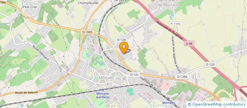 localisation de l'entreprise MONSIEUR ALEXANDRE BALZI  MOIRANS