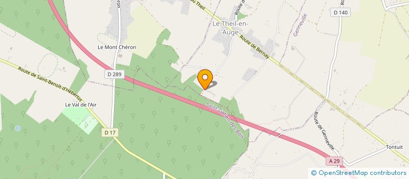 localisation de l'entreprise MONSIEUR ALEXANDRE BANCE  LE THEIL-EN-AUGE