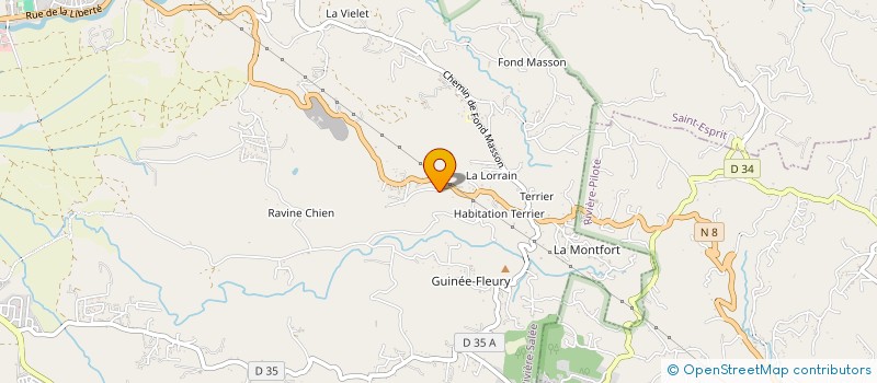 localisation de l'entreprise MONSIEUR ALEXANDRE BAPIN à RIVIERE-SALEE