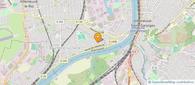 localisation de l'entreprise MONSIEUR ALEXANDRE BARAGLIA  ABLON-SUR-SEINE