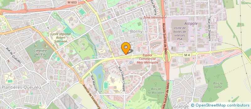 localisation de l'entreprise MONSIEUR ALEXANDRE BARAKI  METZ