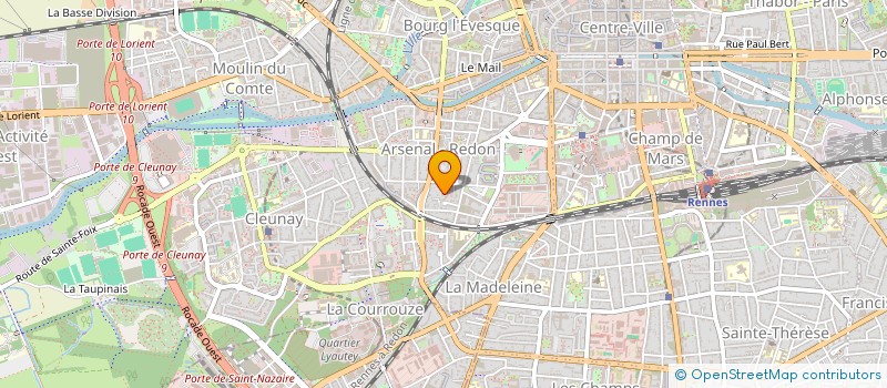 localisation de l'entreprise MONSIEUR ALEXANDRE BARANGE  RENNES