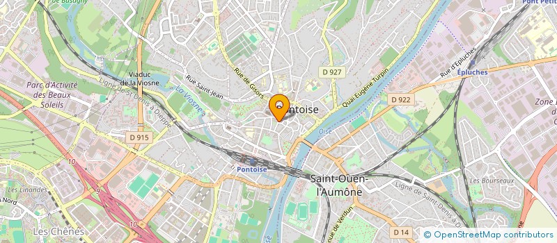 localisation de l'entreprise MONSIEUR ALEXANDRE BARATHON CADELLE  PONTOISE