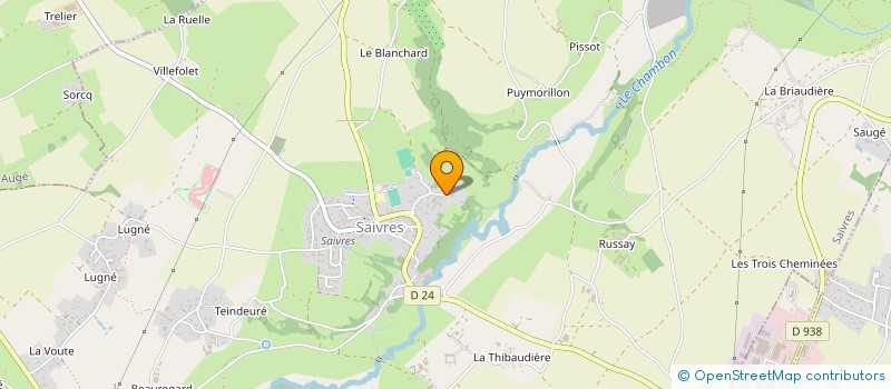 localisation de l'entreprise MONSIEUR ALEXANDRE BARATON  SAIVRES