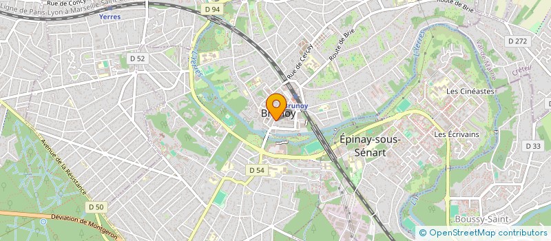 localisation de l'entreprise MONSIEUR ALEXANDRE BARBE  BRUNOY