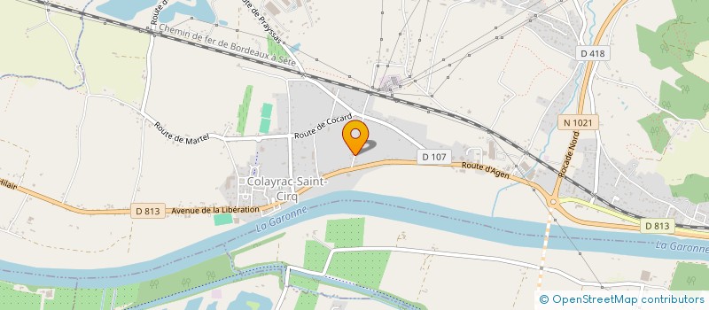 localisation de l'entreprise MONSIEUR ALEXANDRE BARBERAN  COLAYRAC-SAINT-CIRQ