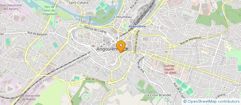 localisation de l'entreprise MONSIEUR ALEXANDRE BARBEZIEUX à ANGOULEME