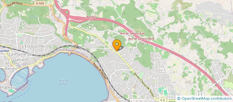 localisation de l'entreprise MONSIEUR ALEXANDRE BARDAKDJIAN  SANARY-SUR-MER