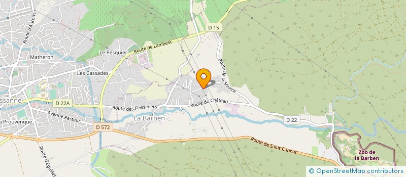 localisation de l'entreprise MONSIEUR ALEXANDRE BARDARO  LA BARBEN