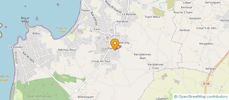 localisation de l'entreprise MONSIEUR ALEXANDRE BARDIANI  SANTEC