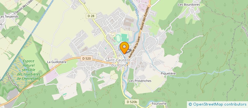 localisation de l'entreprise MONSIEUR ALEXANDRE BARNIER  SAINT-LAURENT-DU-PONT