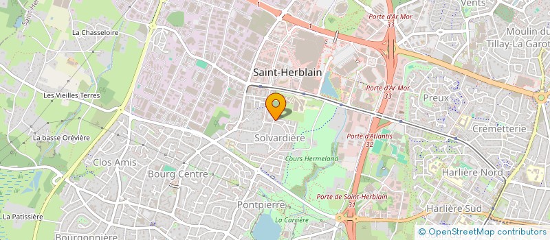 localisation de l'entreprise MONSIEUR ALEXANDRE BARON  SAINT-HERBLAIN