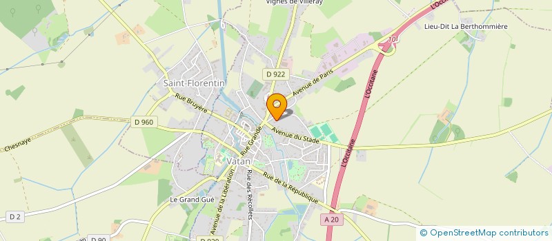 localisation de l'entreprise MONSIEUR ALEXANDRE BARRE à VATAN
