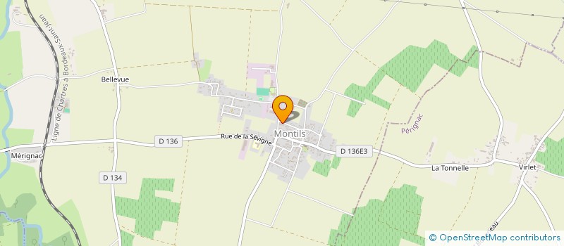 localisation de l'entreprise MONSIEUR ALEXANDRE BARRERE  SAINTES