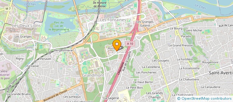 localisation de l'entreprise MONSIEUR ALEXANDRE BARRETO à TOURS