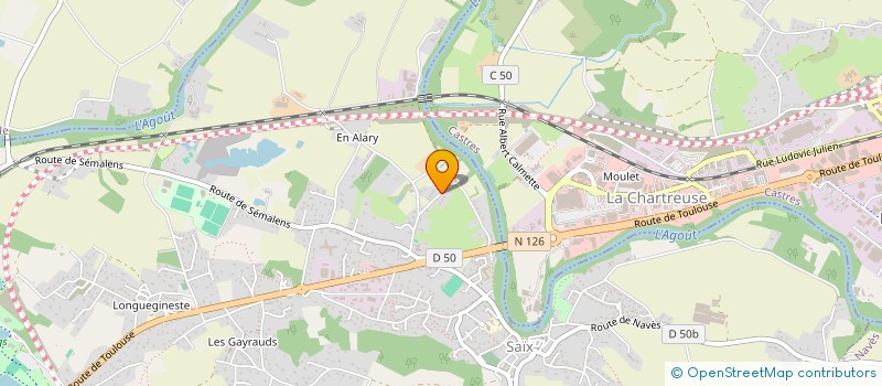 localisation de l'entreprise MONSIEUR ALEXANDRE BARRETO  SAIX