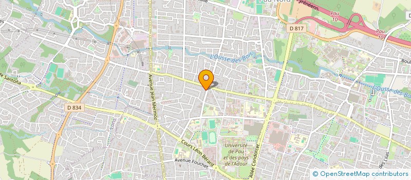 localisation de l'entreprise MONSIEUR ALEXANDRE BARREYAT à PAU
