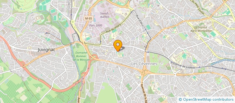 localisation de l'entreprise MONSIEUR ALEXANDRE BAS à MONTPELLIER