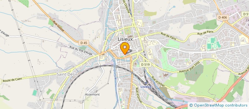 localisation de l'entreprise MONSIEUR ALEXANDRE BASSEVILLE  LISIEUX