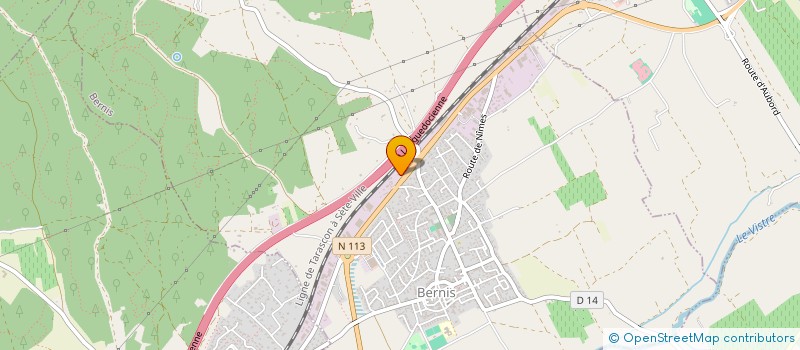 localisation de l'entreprise MONSIEUR ALEXANDRE BATIT  BERNIS