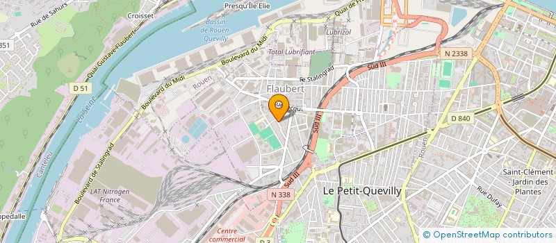 localisation de l'entreprise MONSIEUR ALEXANDRE BATTE à LE PETIT-QUEVILLY